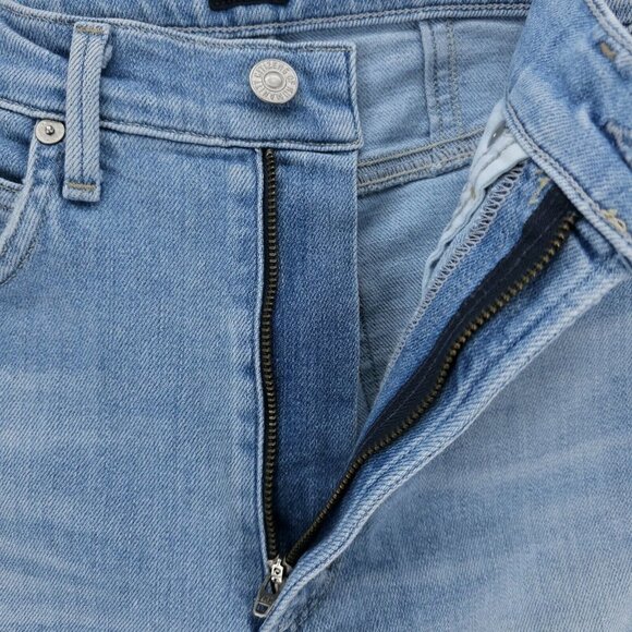 Citizens of Humanity COH Chrissy Uber High Rise Skinny Jeans Raw Frayed Hem 24 - Picture 6 of 9